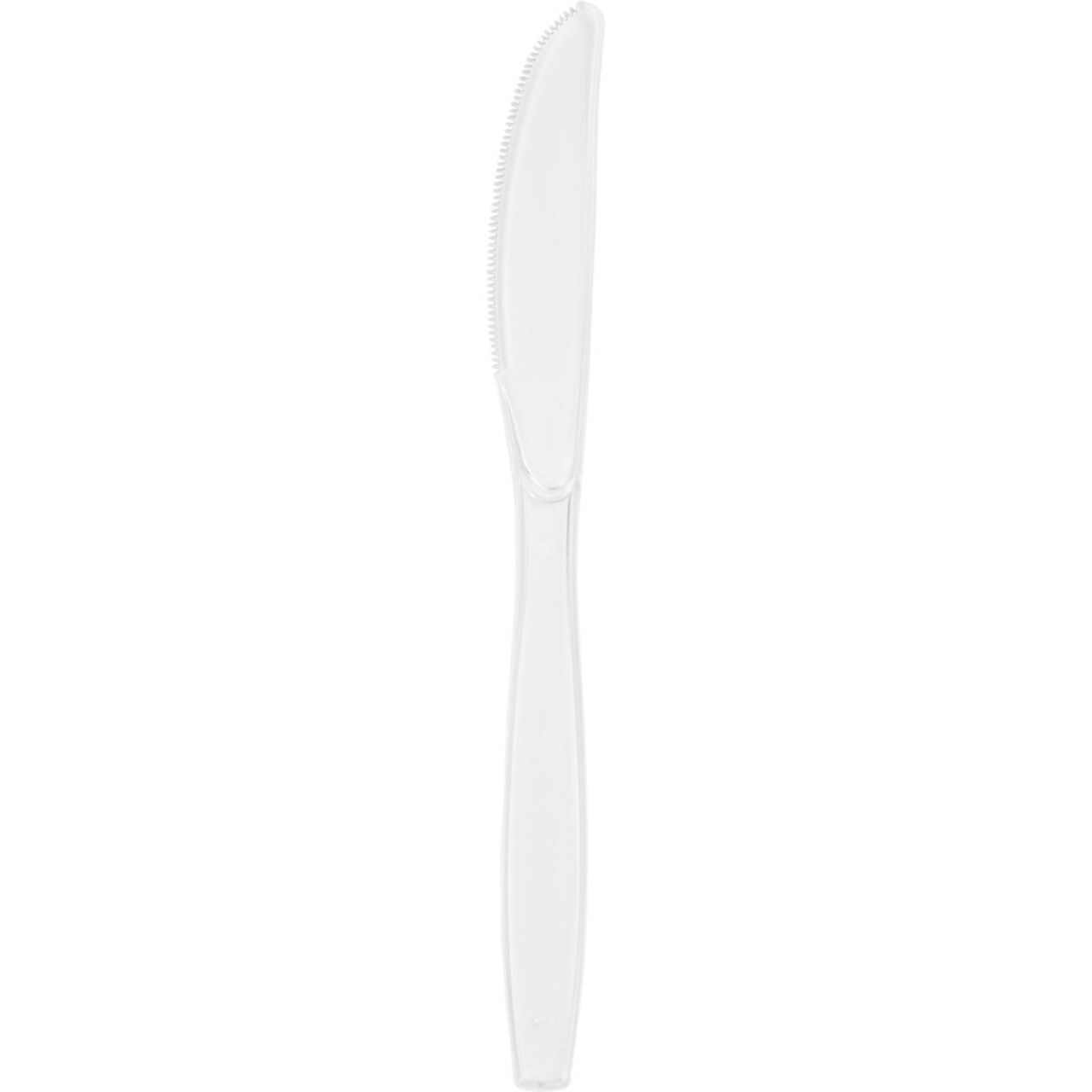 Party Central Reusable Party Knives - 7.5" - Clear - Club Pack of 288